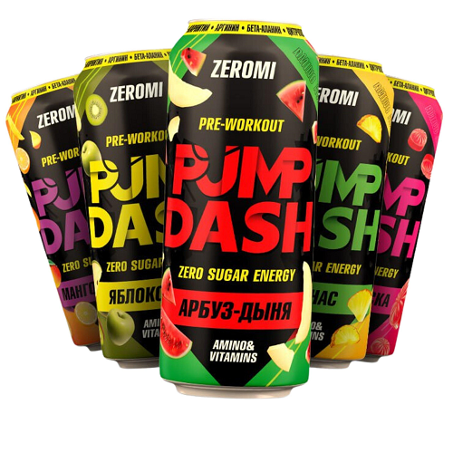 картинка Pre-Workout Pump Dash Zeromi 500 мл от магазина спортивного питания Sportlane