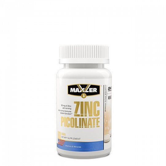 картинка Zinc Picolinate 50 mg 60 таб Maxler от магазина спортивного питания Sportlane